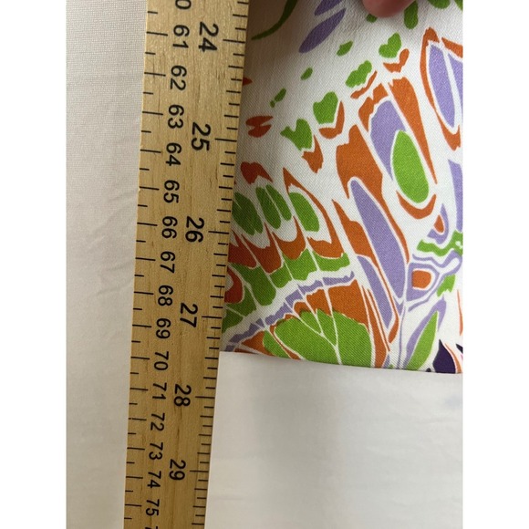 Up! Pants Butterfly Print High Rise Slim Leg Pants White Size 2 NWT - Picture 7 of 9